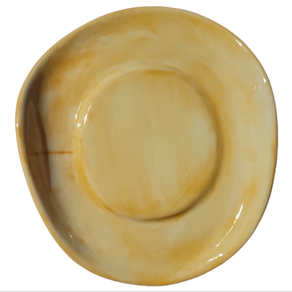 Vtg Ganz Cowboy/Cowgirl Hat Cup Mug/ Saucer Ceramic Filled To The Brim - Picture 4 of 4